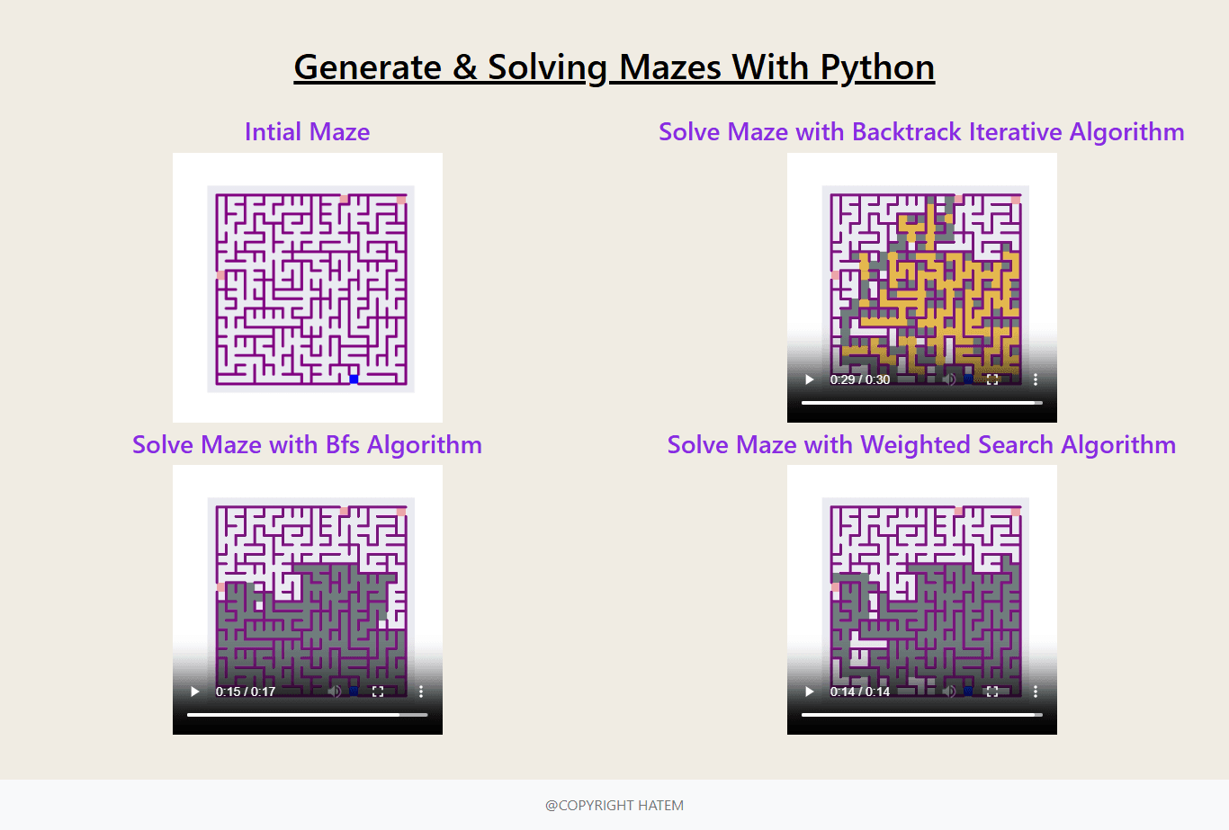 Maze Generator & Solver